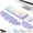 purple, variant on Sugagale 2-Pack Ergonomic Memory Foam Wrist Rest Pad for Keyboard & Mouse, Non-slip Support Cushion