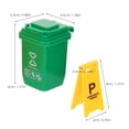 thumbnail image 3 of 40pcs Traffic Road Signs Playset - Plastic Street Signs Mini Traffic Cones Garbage Can Kids Educational Interactive Learning Toy For Boys Girls, 3 of 5