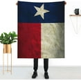 thumbnail image 4 of Texas Flag Soft Throw Blanket Flannel Fleece Blankets Warm Cozy Lightweight Fuzzy Blanket for Bed Sofa Couch Home Decor 60"X50", 4 of 15