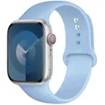 thumbnail image 1 of Correa de silicona para Apple Watch, pulsera deportiva de 44mm, 45mm, 40mm, 41mm, 42-38mm y 45 mm, serie iwatch 8 7 6 5 4 3 SE 9 Ultra 2 49mm, 1 of 5