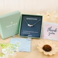 thumbnail image 4 of Sterling Silver Grandma Necklace as Christmas Gifts for Grandma, 3 Generations Necklace for Mom Gigi Gifts, Pearl Strands Necklaces Grandmother Jewelry, Nana Gift for Mom, 4 of 8