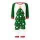 thumbnail image 2 of Conjuntos de pijamas navideños familiares a juego: camisetas de manga larga con cuello redondo + pantalones con estampado de árbol de Navidad, mono o conjunto para perro., 2 of 10