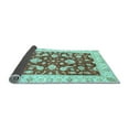 thumbnail image 2 of Ahgly Company Indoor Rectangle Oriental Light Blue Traditional Area Rugs, 5' x 8', 2 of 4