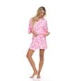 thumbnail image 2 of Spoiled Angel Womens 3 pc Short Set and Robe Set, 2 of 4