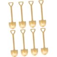 thumbnail image 1 of 8pcs Spade Spoon Eating Utensils Sets Stainless Steel Utensils Set Stainless Steel Set Dessert Shovel Spoon Espresso Spoon Dessert Spoon Mini Shovel Spoons Coffee Spoons Tea Spoons, 1 of 5
