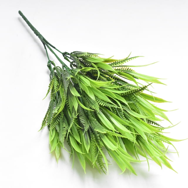 Xiao Hua 10 paquetes de pequeñas plantas artificiales falsas para decoración de interiores, para el hogar, la oficina, el baño, la granja