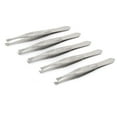 thumbnail image 2 of 5 PCS Eyebrow Hair Removal Tweezers - Metal Straight Flat Tip Ladies Makeup Cosmetic Tool, 2 of 5