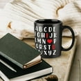 thumbnail image 5 of I Love You Valentines Day Happy Valentine''S Day, Valentine Alphabet Couple, Red Heart Mug | Ceramic Coffee Cup | Decorative Home Kitchen Drinkwear, 5 of 5