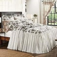 thumbnail image 2 of Annie Portabella Floral Ruffled King Coverlet 80x76+27, 2 of 3
