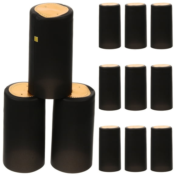 100 PCS Red Wine Bottle Sealing Film Stopper Covers Heat Shrink Capsules Stoppers Liquor