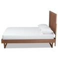 thumbnail image 3 of Baxton Studio Marin Contemporary/Modern Engineered Wood Platform Bed, Queen, Walnut Brown, 3 of 11