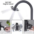 thumbnail image 2 of Faucet Aerator, 360 Degree Swivel, 2 Modes Adjustable Kitchen Faucet Filter Bubbler For Kitchen Bathroom, 22mm Internal Thread, Black, 1pcsA8881205131, 2 of 2