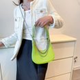 thumbnail image 2 of Mujer PU Gran capacidad Fashionalbe Simple Commuter Bolso Underarm Bag (verde), 2 of 8