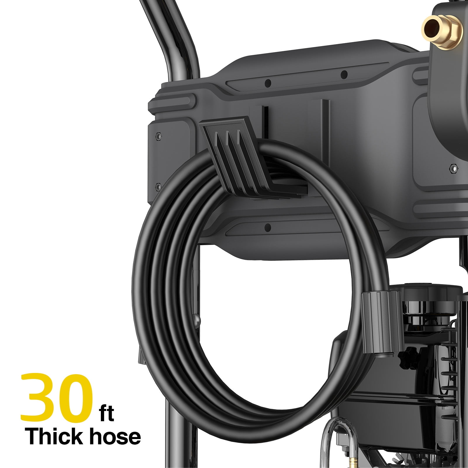 BLUBERY Gas Pressure Washer, 3500 PSI, 2.6 GPM, Heavy Duty Power Washer, 30 ft Hose, Soap Tank, 212cc Engine