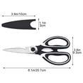 thumbnail image 3 of Meitianfacai Kitchen Shears Kitchen Shears For Food Stainless Steel Kitchen Scissors All-purpose Heavy Duty Scissors In Kitchen Gadgets Dishwasher Safe, 3 of 6