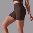 thumbnail image 4 of Afdoent Womens Shorts Women's Yoga Shorts Fashion Casual Seamless High Waisted Lift Summer Running Fitness Shorts Comfortable, 4 of 6