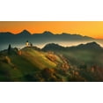 thumbnail image 2 of Browko, Krzysztof 18x12 White Modern Wood Framed Museum Art Print Titled - Slovenian Autumn..., 2 of 4