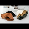 thumbnail image 2 of CoCopeanut Topi Bucket Katun Falbala Fashion Topi Panama Tabir Surya Wanita Topi Nelayan Luar Ruangan Topi Pantai Topi Travel Musim Gugur, 2 of 6