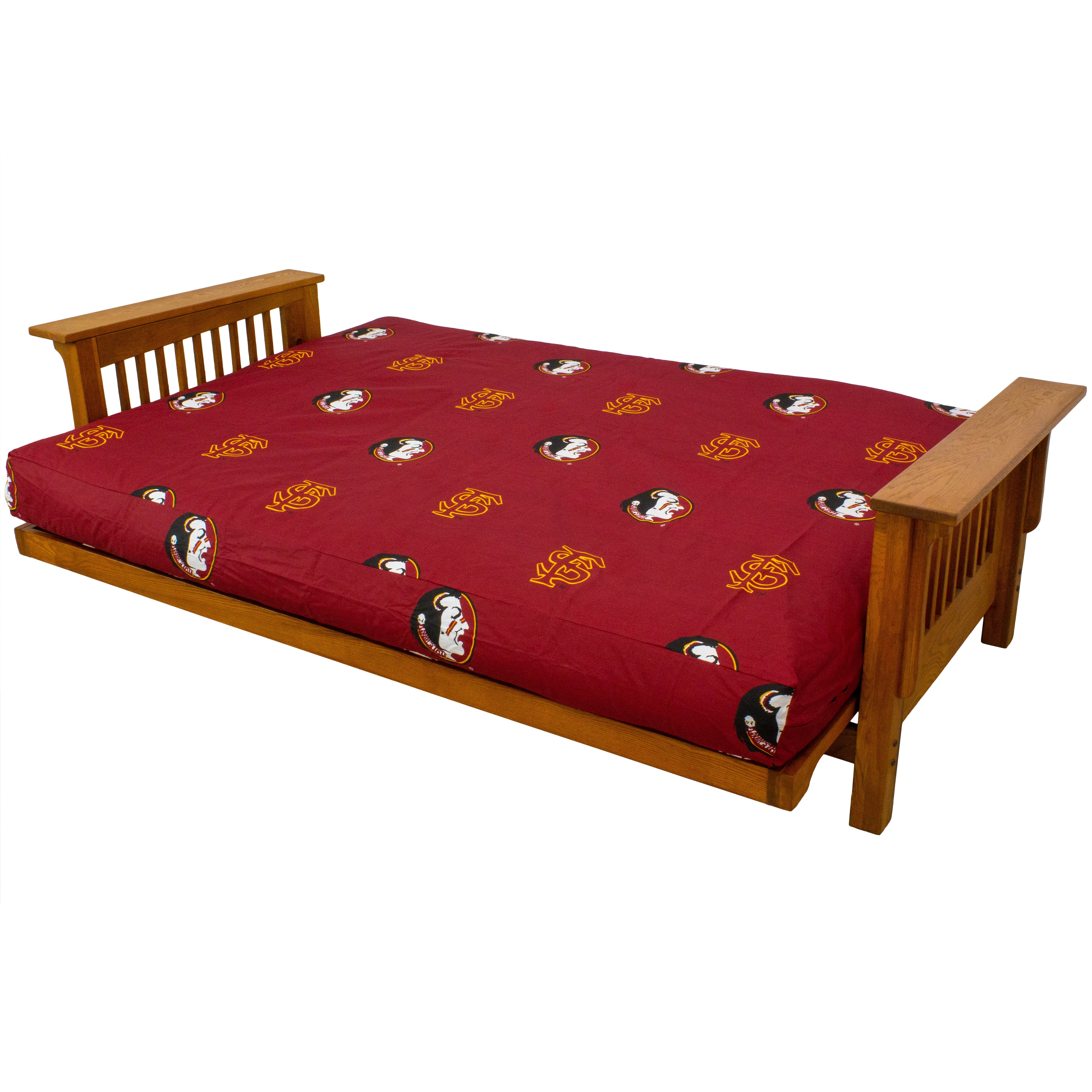 Florida State Seminoles Futon Cover - Full size fits 6 and 8 inch mats