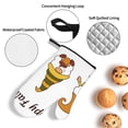thumbnail image 3 of Honeii Happy Fall Pattern Oven Mitts and Pot Holders, Silicone Oven Gloves,500 F Heat Resistant Oven Mitts Sets, 4PCS, 3 of 6