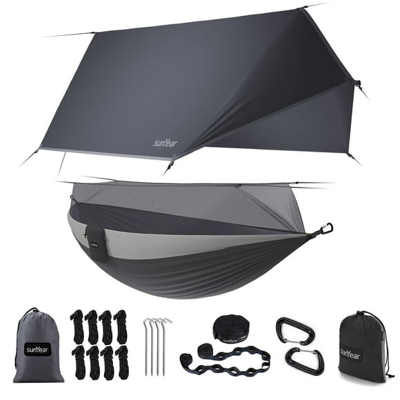Hamaca de Camping Sunyear con Mosquitera y Lona Impermeable