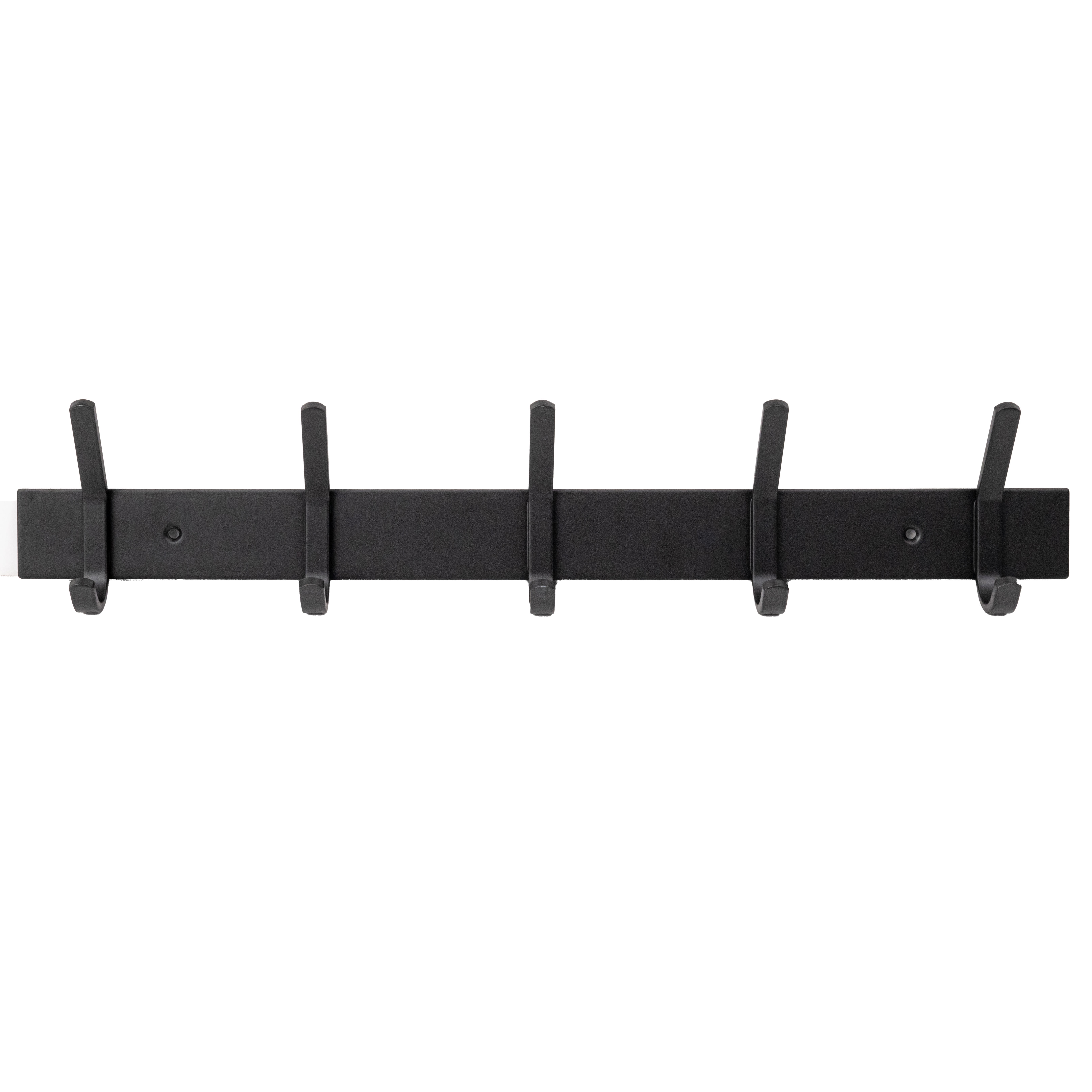 Mainstays 20.5 in 5-Hook Steel Hookboard, Matte Black