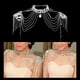 thumbnail image 5 of 1 Uds collar de cadena de hombro accesorios hechos nupcial moda de imitación cristal duradero Bikini para, 5 of 9