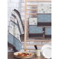 thumbnail image 2 of Blue Brown Stripes Kitchen Dish Towels for Drying Dishes Set of 3, Abstract Geometric Spring Flowers Country Waffle Weave Microfiber Hand Tea Bathroom Towels Quick Dry & Absorbent Towel 15.7x23.6, 2 of 7