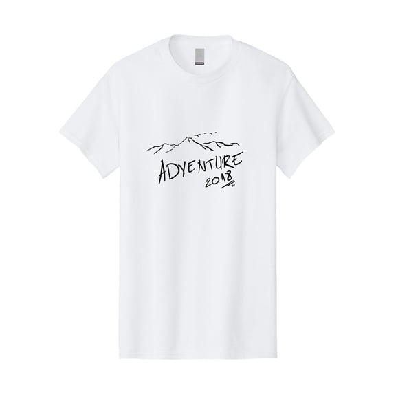 Adventure-2018 Mens Graphic Tee,100% Cotton,Casual Summer Wear