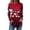 Deep Red#1 #CL12, variant on Inglocry Valentine's Day Women's Funny Heart Printed Shirt Fashion Casual Long Sleeve Shirts 2026 Crew Neck Pullover Top Deep Red XL