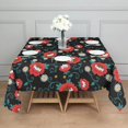 thumbnail image 3 of Pioneer Flower Floral Print Pattern Square Tablecloth, Waterproof Wipeable Spillproof Washable Table Cover for Home Kitchen Party Decor, 52"x52", 3 of 6
