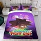 thumbnail image 4 of La Niña Invencible Conjunto de sábanas temático, trío de piezas, cómodo y amigable con la piel, diseño único, regalo de decoración para el hogar para familiares, amigos y fans,173cm *218cm, 4 of 6