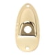 thumbnail image 4 of Boat Style Socket Plate Guitar Jack Plate Electric Guitar Jack Plate Input Output Socket Boat Style Instrument Accessory With Screw Gold ANGGREK AH2820, 4 of 8