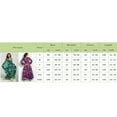 thumbnail image 2 of Boho Maxi Robe à Manches Longues V-Cou Floral en Vrac Tunique Caftan Robes Femmes Plage Vacances Robe Longueur Robes d'Été Grande Taille, 2 of 5
