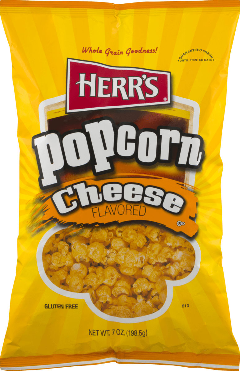 Herr's Cheese Flavored Popcorn - 6 Oz. (4 Bags)