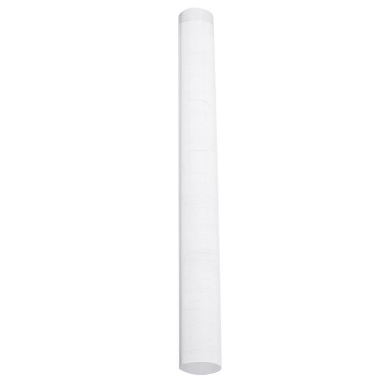 Solid Acrylic Clay Roller Rolling Pin for Shaping and Sculpting, Smooth and