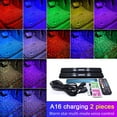 thumbnail image 1 of USB Charging LED Car Lights, 14-Color Ambient Lamp, Music Sync Atmosphere Light, Wireless Decoration, Smart Control Box, Home Vehicle Lighting, No Wiring Installation, 1 of 9