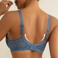 thumbnail image 6 of Tsesme Lace Bras for Women No Underwire Push up Mininizers Spaghetti Strap Lifting Deep V-Neck Bras, 6 of 9