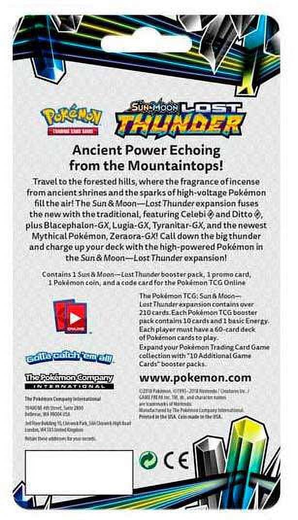 Pokemon Sun & Moon Lost Thunder Rowlet BLISTER Pack (1 Booster Pack, Promo  Card & Coin) - Walmart.com