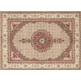 thumbnail image 1 of Ahgly Company Indoor Rectangle Traditional Deep Peach Orange Persian Area Rugs, 2' x 4', 1 of 6