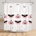 thumbnail image 4 of Tchckioa Halloween Cute 60x72 Inch Shower Curtain for Bathroom,Waterproof Hooks Bath Curtain, 4 of 6