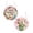 Pink 1PCS & Beige 1PCS, variant on 7.8'' Happy Mother's Day Welcome Sign Wreath 12 Inch Round Wooden Hanging Door Sign Colorful Flower Rustic Farmhouse Porch Pendant Decorations for Front Door Wall Decor 1/2/3/4 PCS