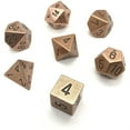 thumbnail image 2 of Chessex 27023 Metal Polyhedral Old Brass 7-Die Set, 2 of 2