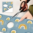 thumbnail image 6 of Yayeee Faucet Mat for Kitchen Sink 14.7" Diatomite Long Splash Guard Pad, Light Blue Rainbow, 2 Pack, 6 of 7