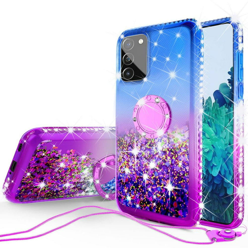 Liquid Quicksand Glitter Cute Phone Case for Galaxy A32 5G Case with