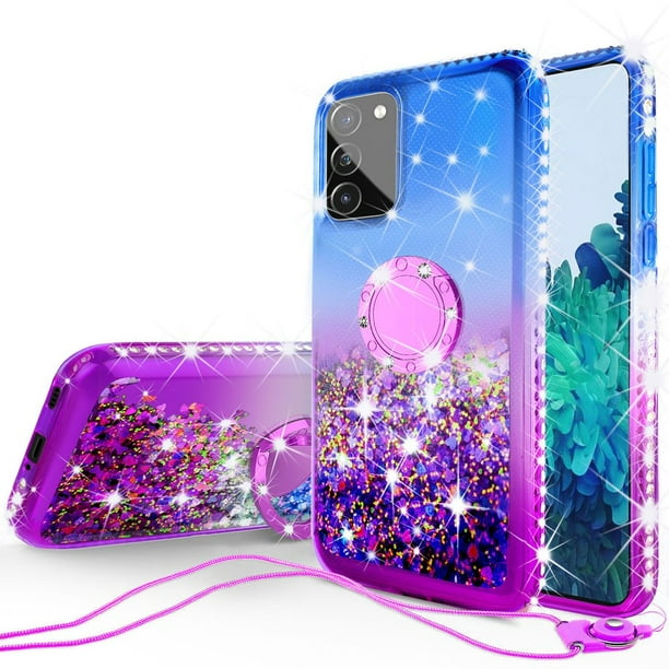 Liquid Quicksand Glitter Cute Phone Case for Galaxy A52 5G Case with