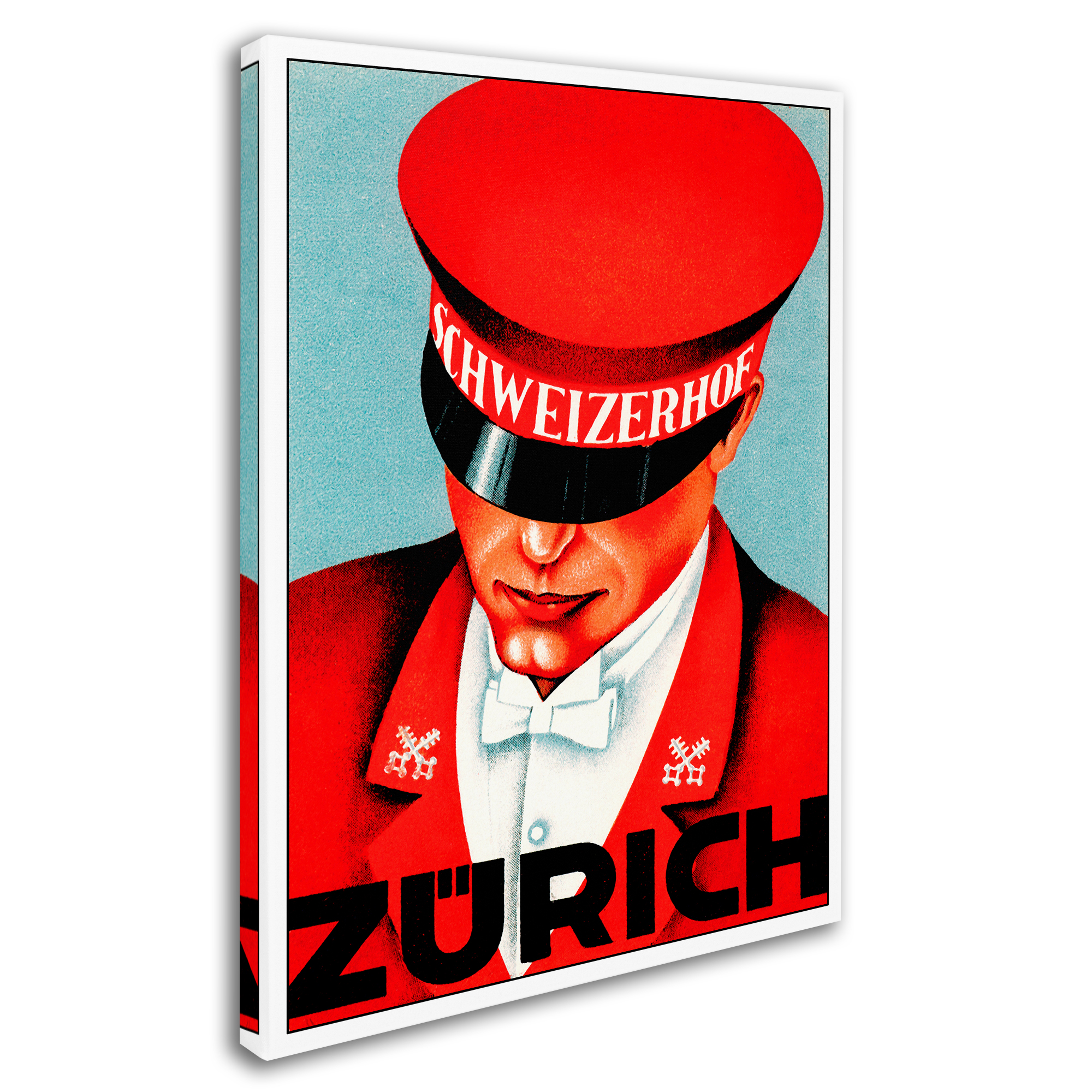 Trademark Fine Art 'Hotel Schweizerhof' Canvas Art by Vintage Lavoie