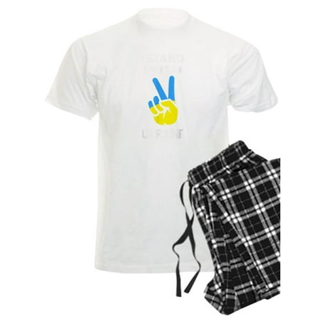 

CafePress - Support Ukraine I Stand With Ukraine Ukrai Pajamas - Men s Light Pajamas