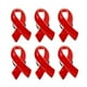 thumbnail image 1 of EeaseMX 6 broches de cinta roja para la prevención del VIH., 1 of 7