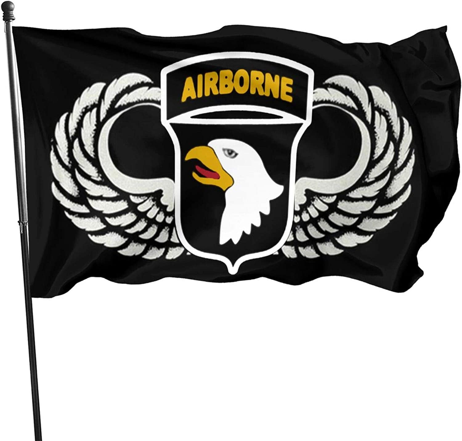 101st Airborne Jump Wings Garden Flag 3x5 Ft Decor Outdoor Banner Sign